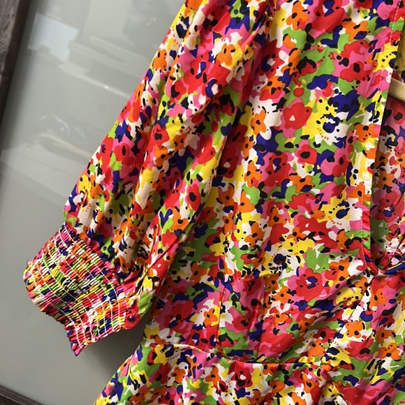 Tulip Creations Exclusive Floral Print Dress - Picture 4 of 5